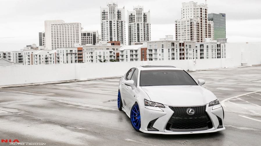 Lexus GS Base Model, F-Sport NIA Full Body Kit 5pcs (Front Splitter, Side Skirt Rockers, Rear apron - Image 12