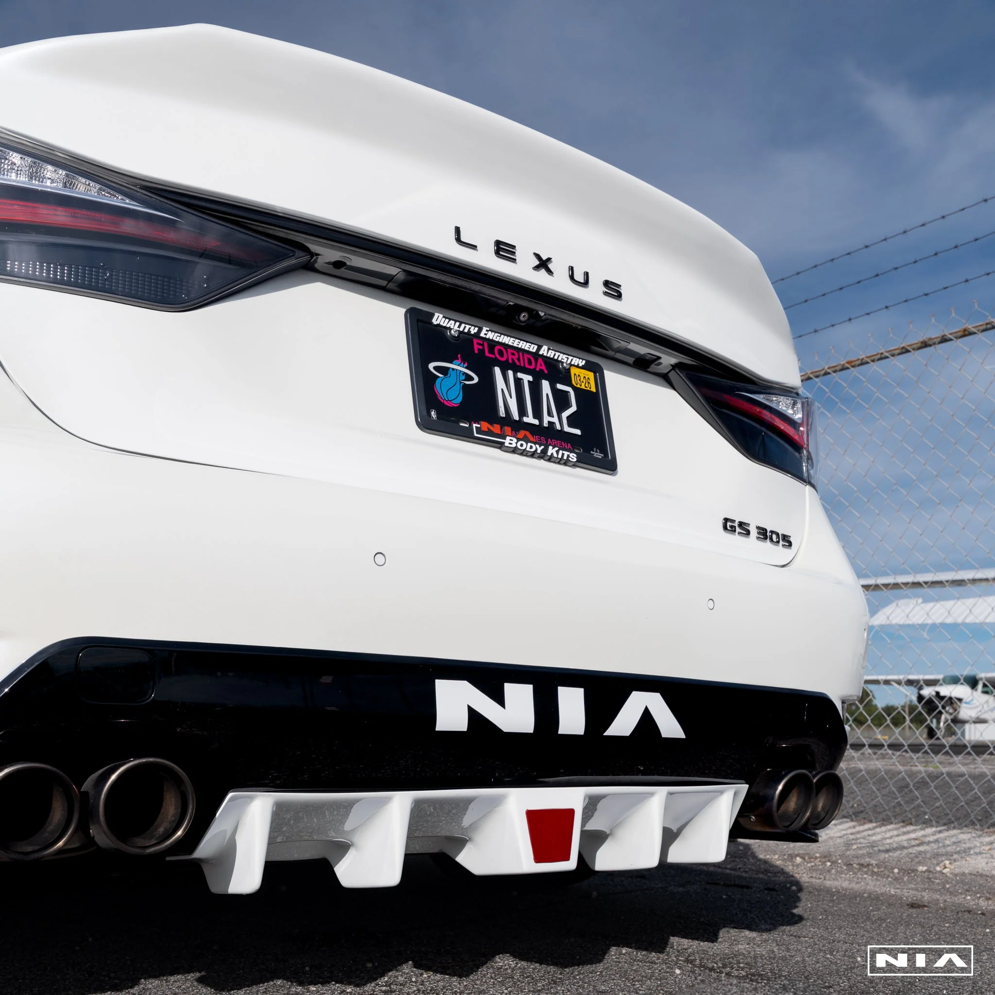 Lexus GS Base Model, F-Sport, GS-F NIA ducktail Spoiler V2 2012-2020 in ABS - Image 4