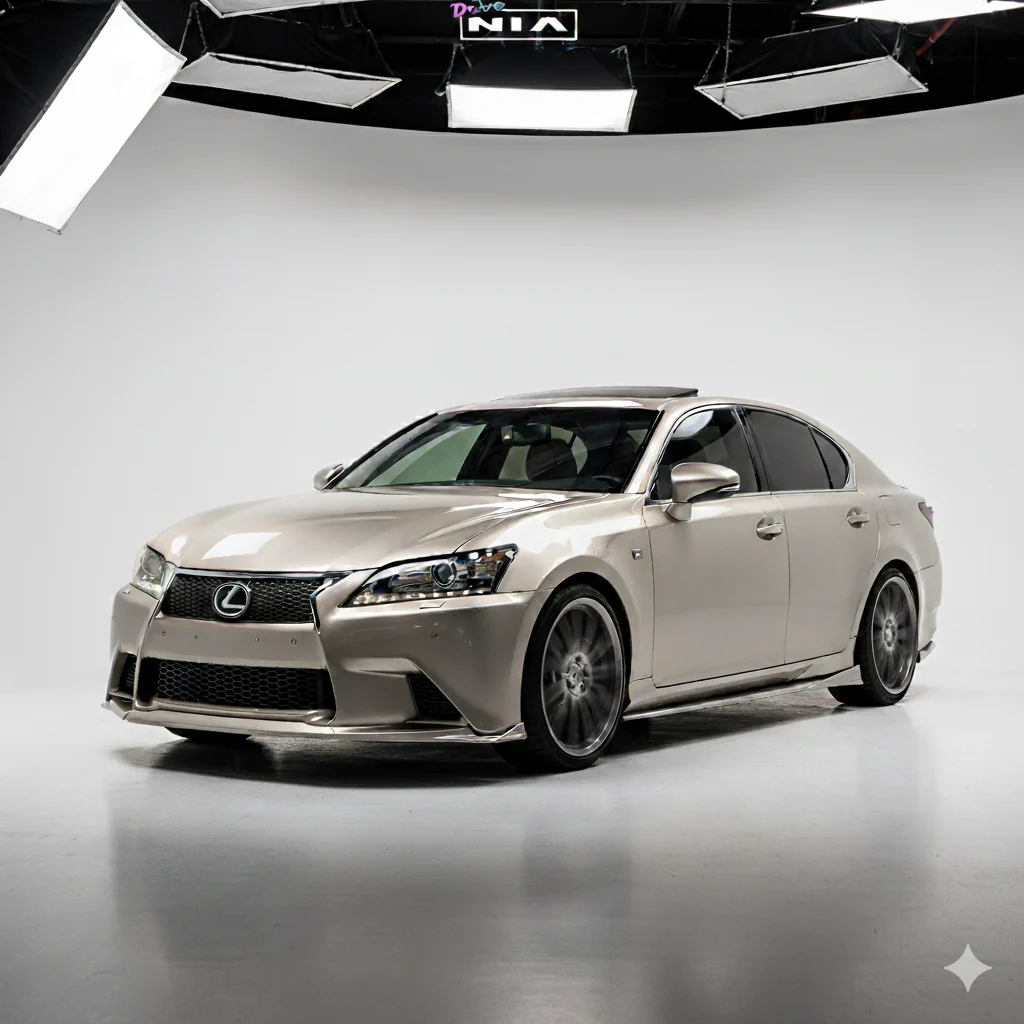 Lexus GS Base Model, F-Sport NIA Side Skirts Lip bodykit 2012-2020 in ABS