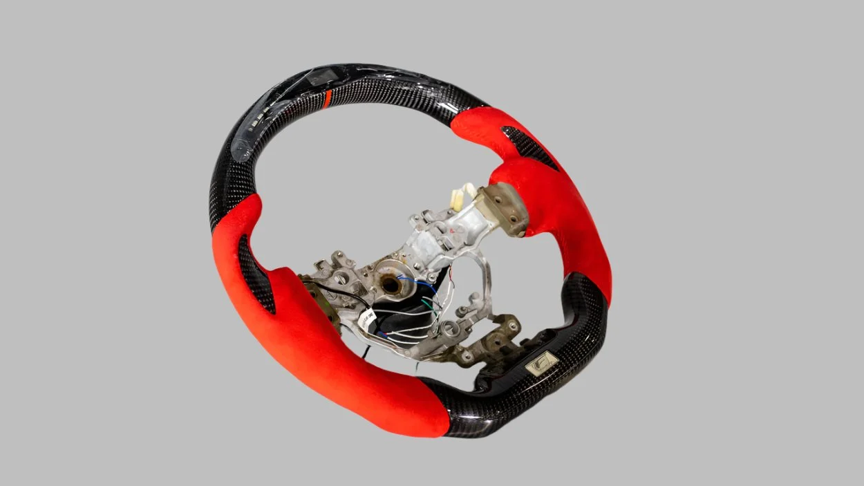 NIA Lexus IS 2017-2020 Carbon Fiber Steering Wheel With Inserts - Image 3