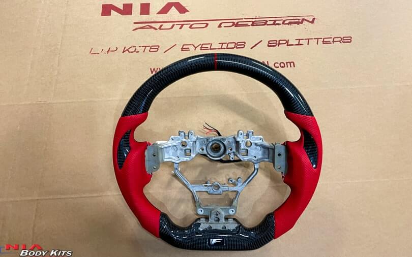 NIA Lexus IS 2017-2020 Carbon Fiber Steering Wheel With Inserts - Image 4