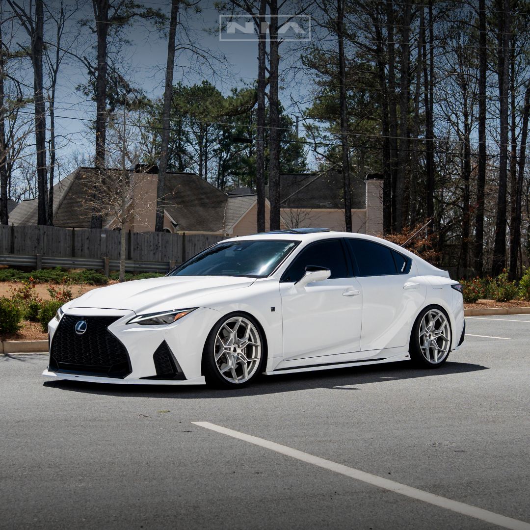 Lexus IS 500 NIA full splitter lip bodykit 5pcs (front lip, side skirts, rear apron spats) 2022-2025 - Image 6