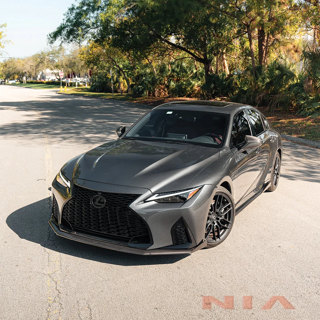 Lexus IS 500 NIA full splitter lip bodykit 5pcs (front lip, side skirts, rear apron spats) 2022-2025 - Image 8