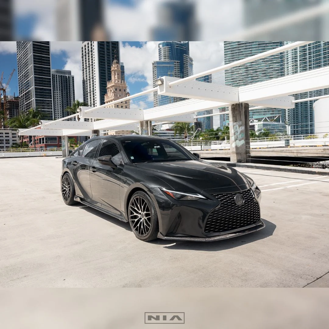 Lexus IS Base Model NIA Front Splitter 2021-2025 in ABS or Carbon Fiber - Image 4