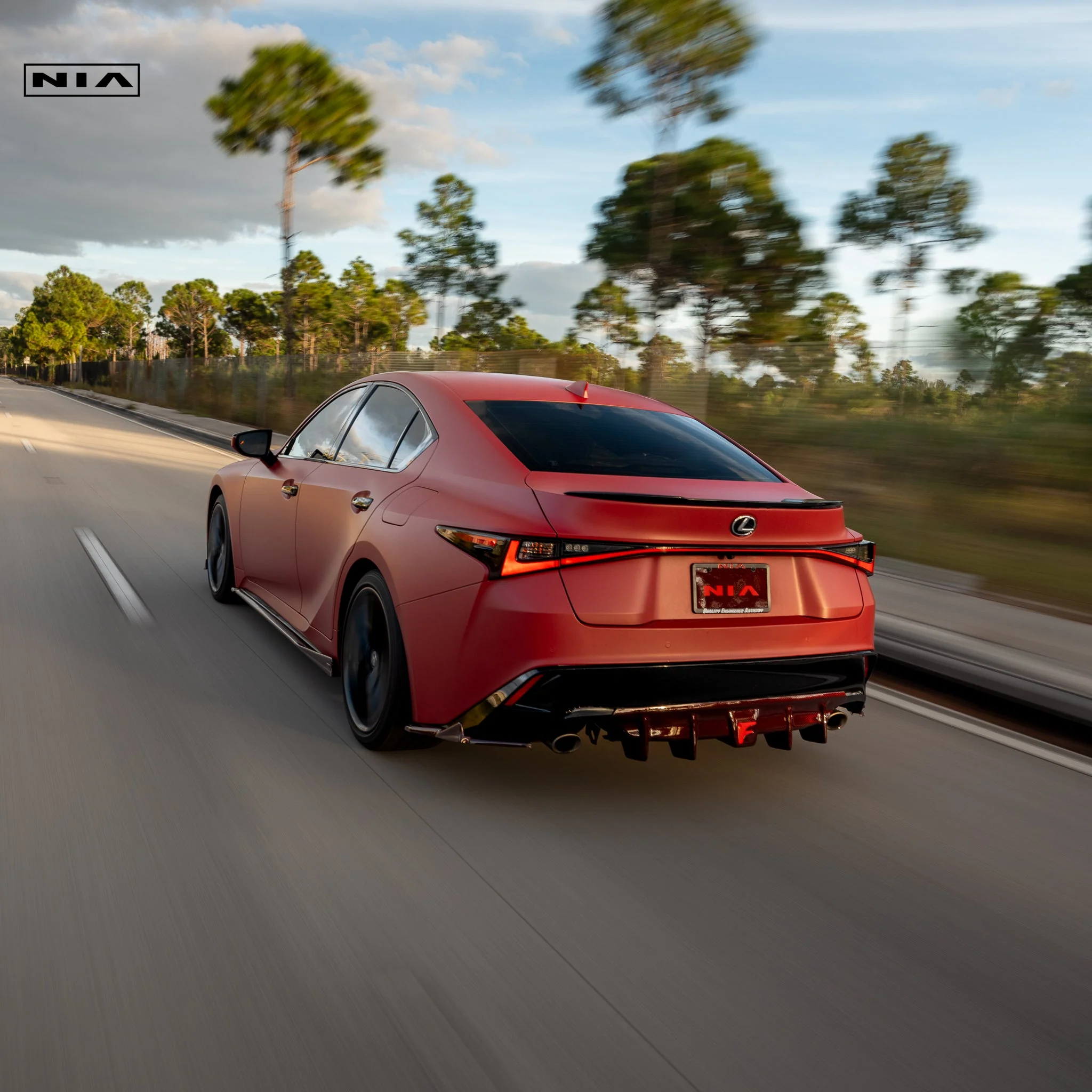 Lexus IS 2021-2026 NIA Side skirts aero lip bodykit in ABS or Carbon Fiber (Base, F Sport, IS300 - Image 12
