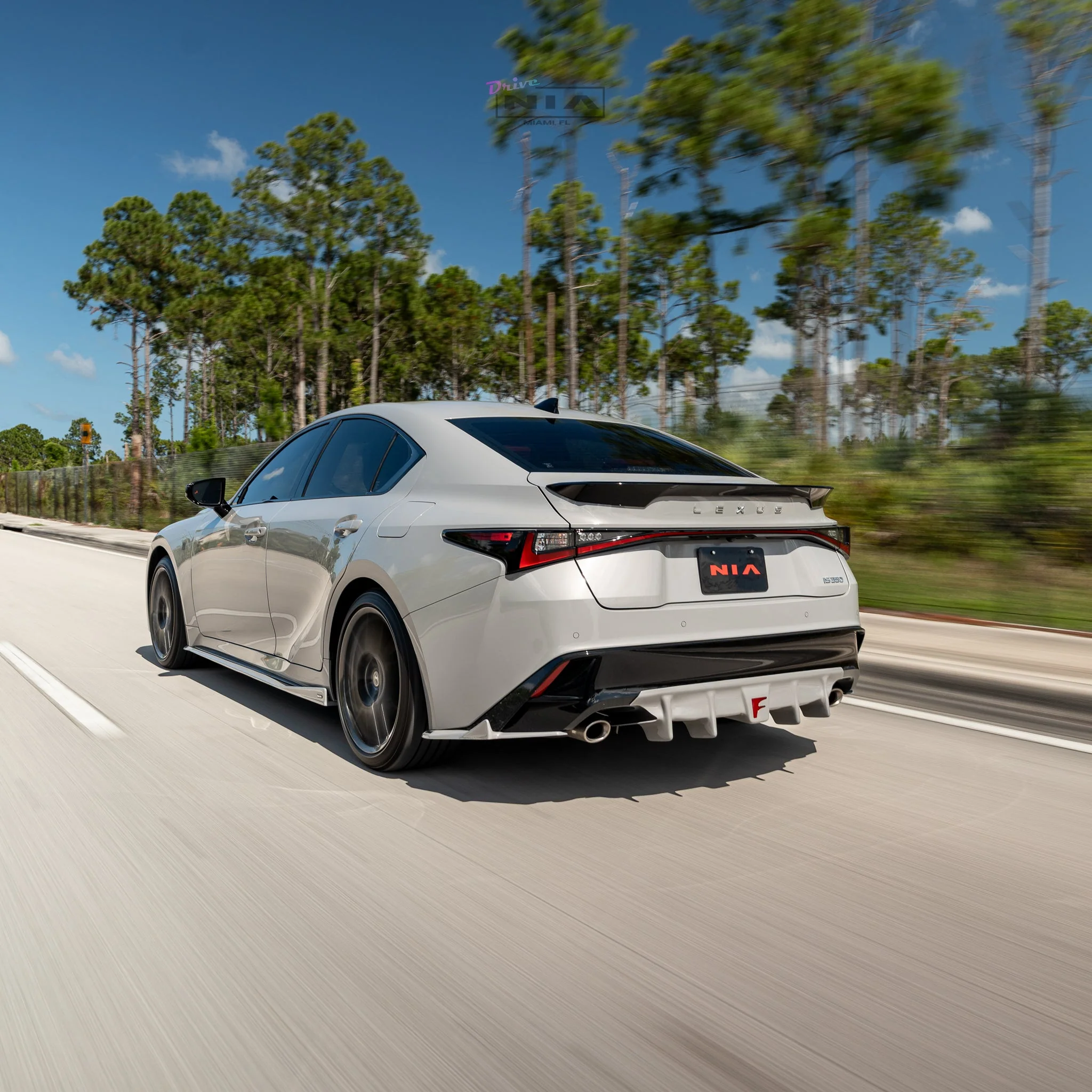 Lexus IS 2021-2026 NIA Side skirts aero lip bodykit in ABS or Carbon Fiber (Base, F Sport, IS300 - Image 5