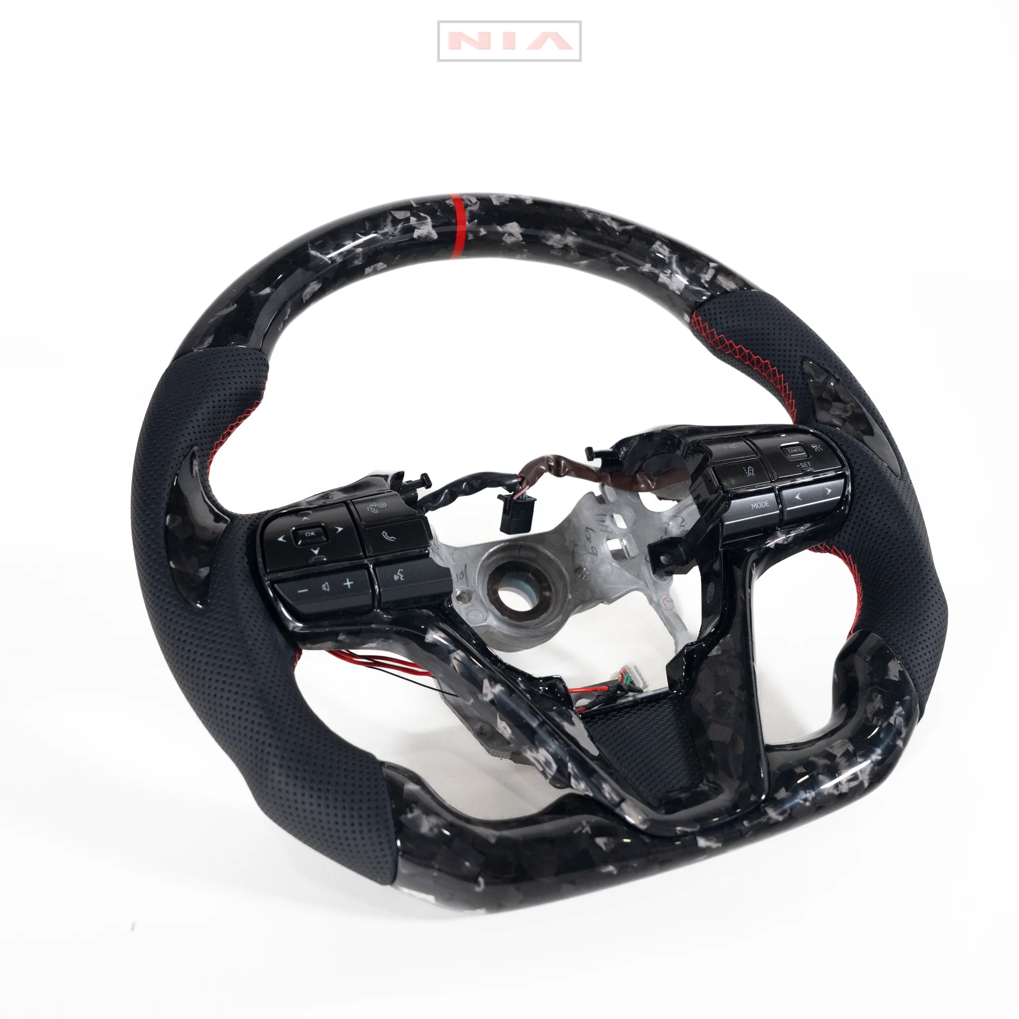 NIA Lexus LC 2018-2024 Carbon Fiber Steering Wheel With Inserts - Image 3