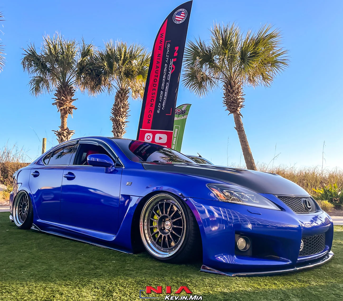 Lexus IS-F NIA Front Splitter 2008-2014 in ABS - Image 4