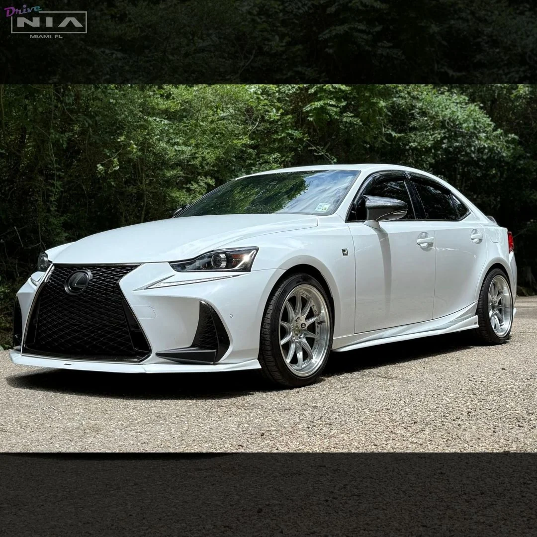 Lexus IS Base Model, F-Sport NIA full splitter lip bodykit 5pcs (front lip, side skirts, rear apron - Image 4