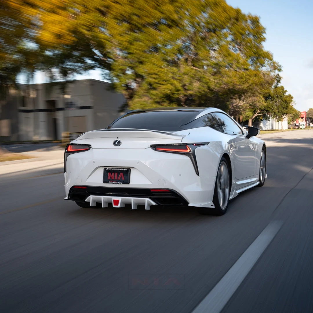Lexus LC 500 NIA Full Body Kit 6pcs (Front Splitter, Side Skirt Rockers, Rear Apron Spats, Diffuser - Image 15