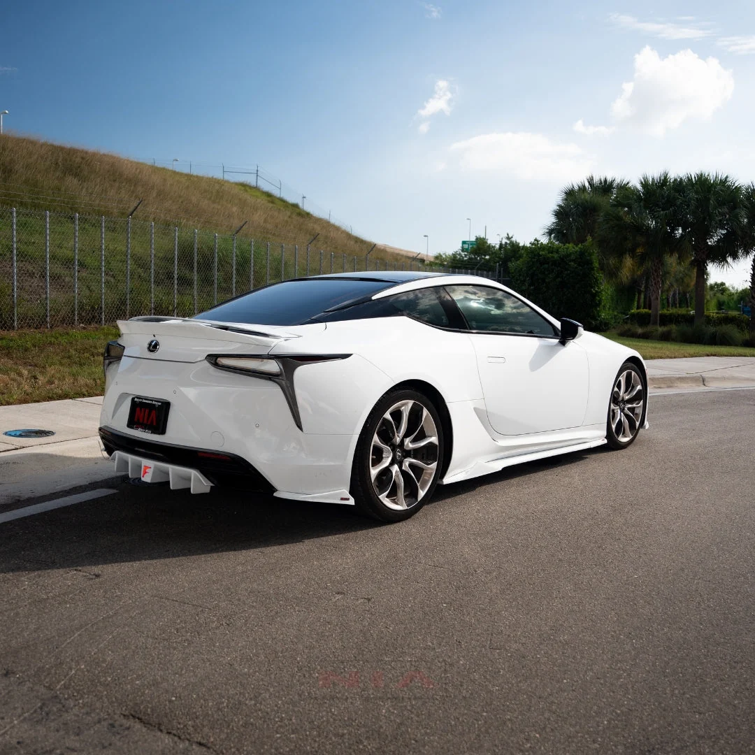 Lexus LC 500 NIA Full Body Kit 6pcs (Front Splitter, Side Skirt Rockers, Rear Apron Spats, Diffuser - Image 16