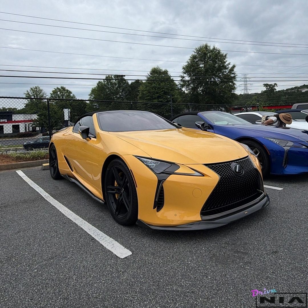 Lexus LC 500 NIA Full Body Kit 6pcs (Front Splitter, Side Skirt Rockers, Rear Apron Spats, Diffuser - Image 4