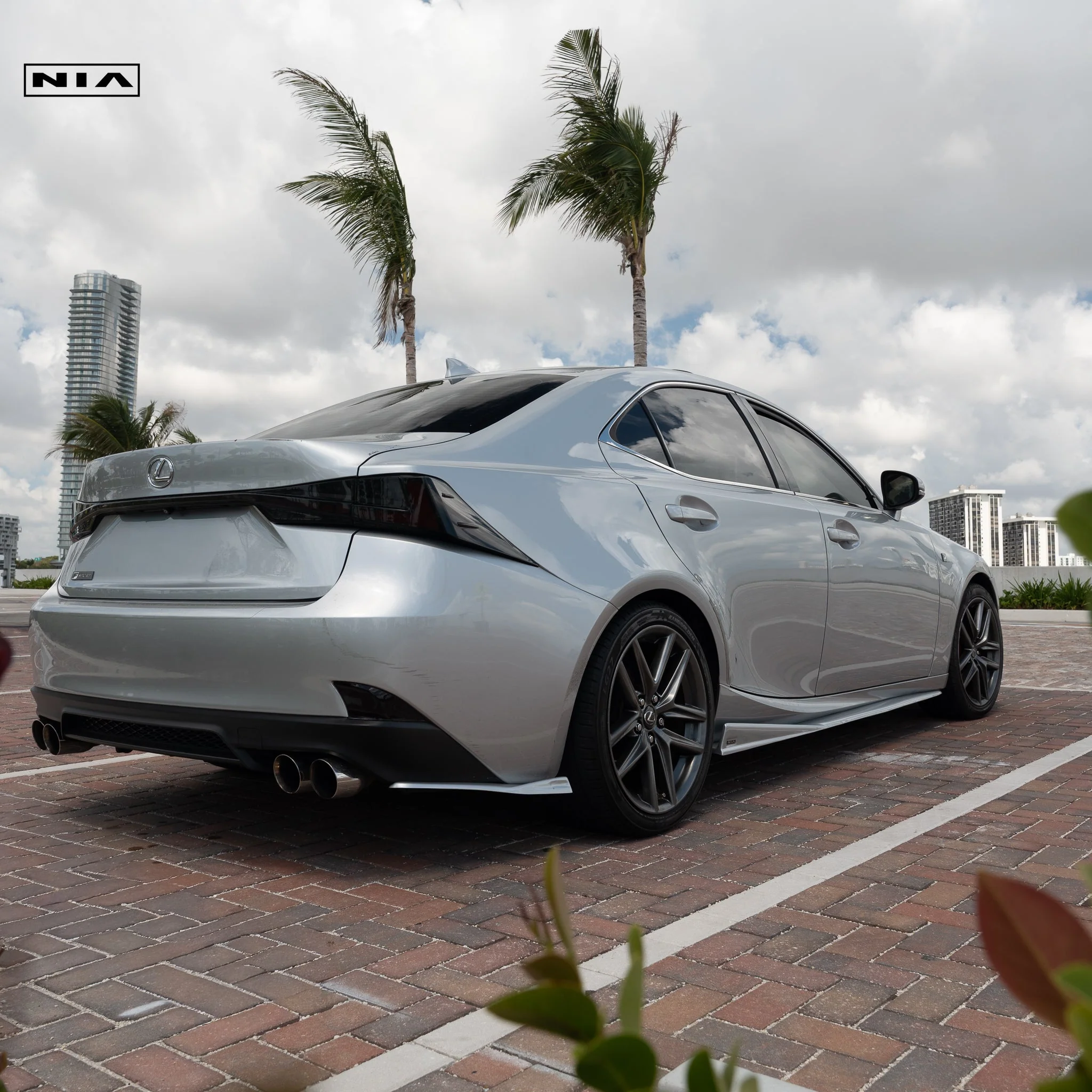 Lexus IS Base Model, F-Sport NIA Rear Lip Spats bodykit 2017-2020 in ABS