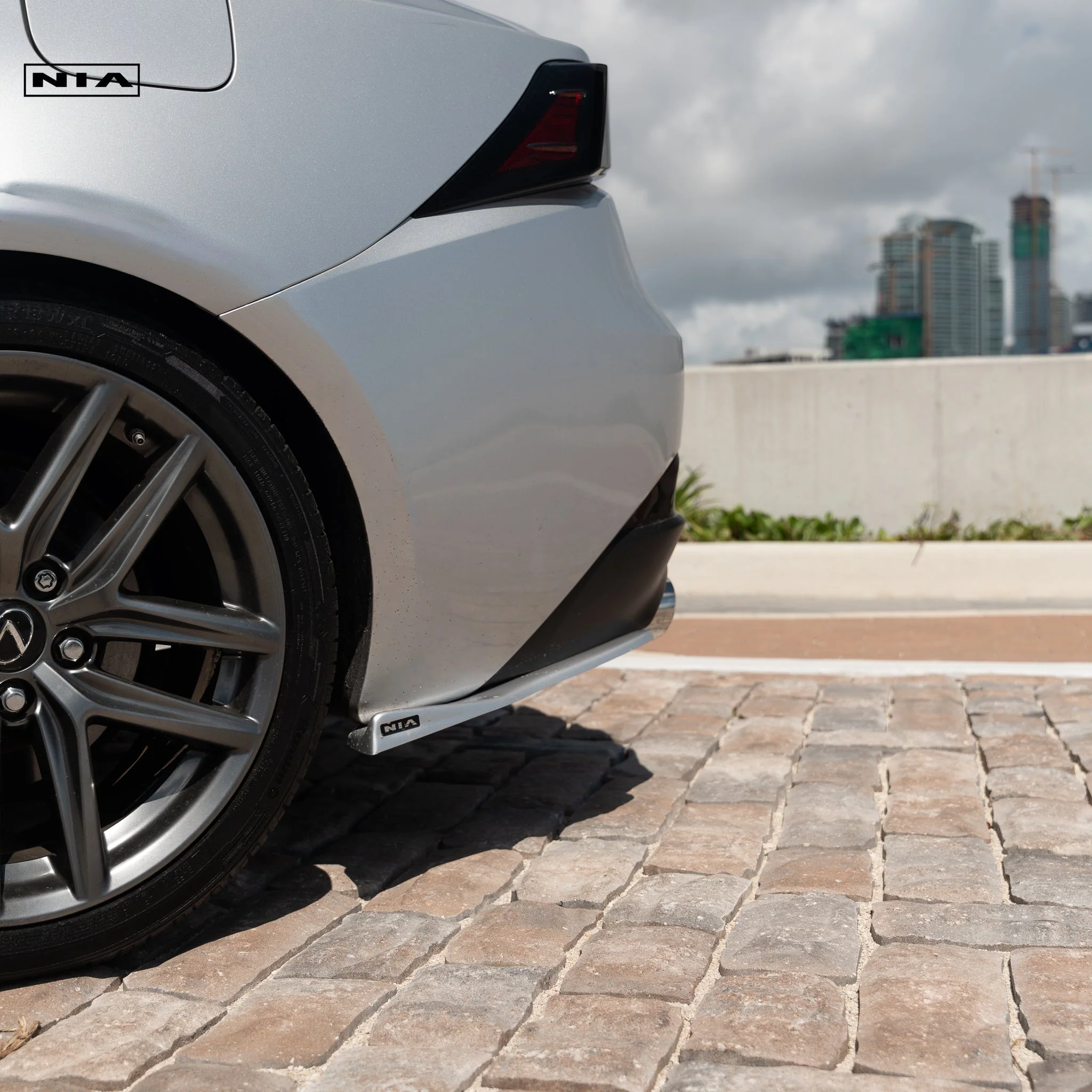 Lexus IS Base Model, F-Sport NIA Rear Lip Spats bodykit 2017-2020 in ABS - Image 2