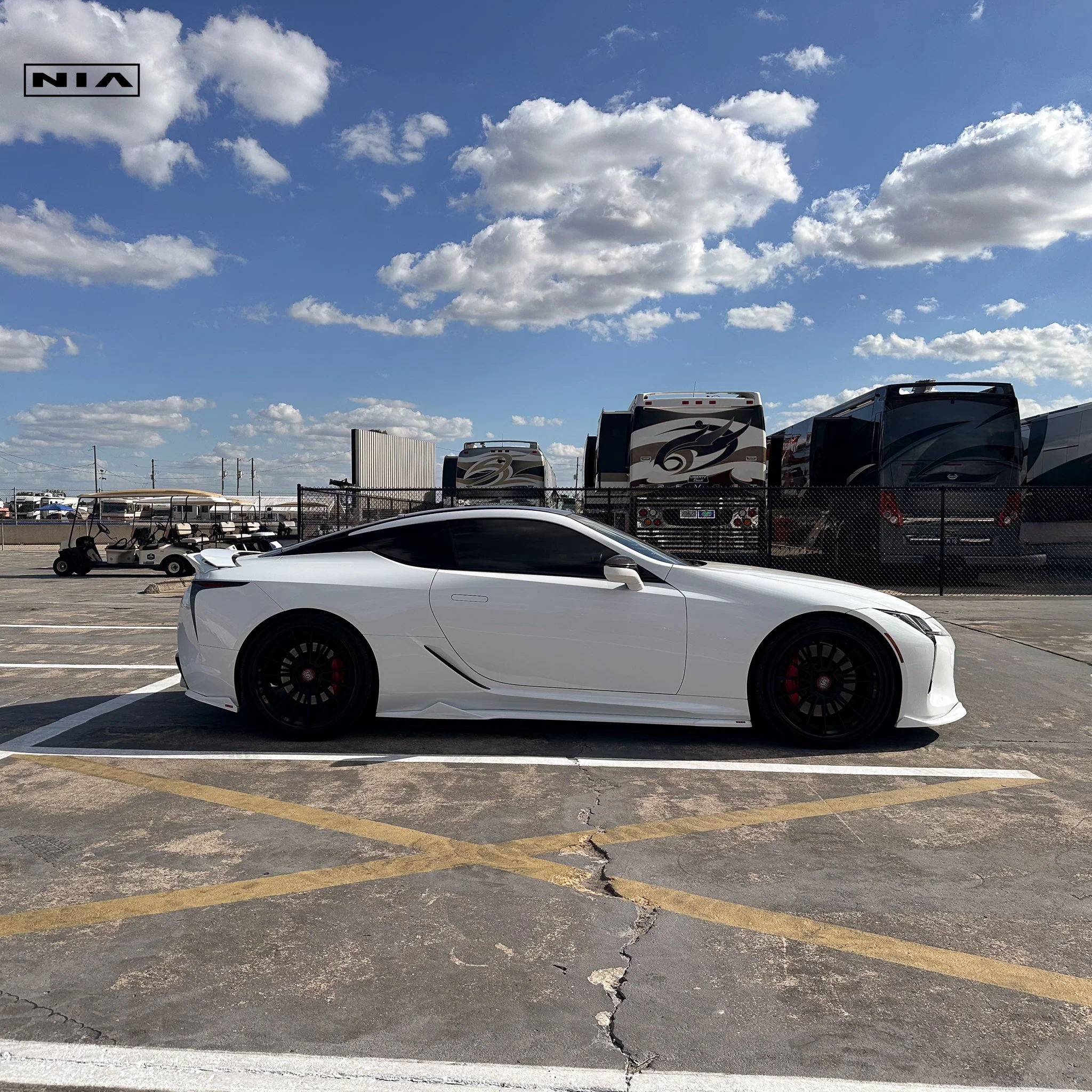 Lexus LC 500 NIA Side Skirt 2018-2026 in ABS or Carbon Fiber - Image 8
