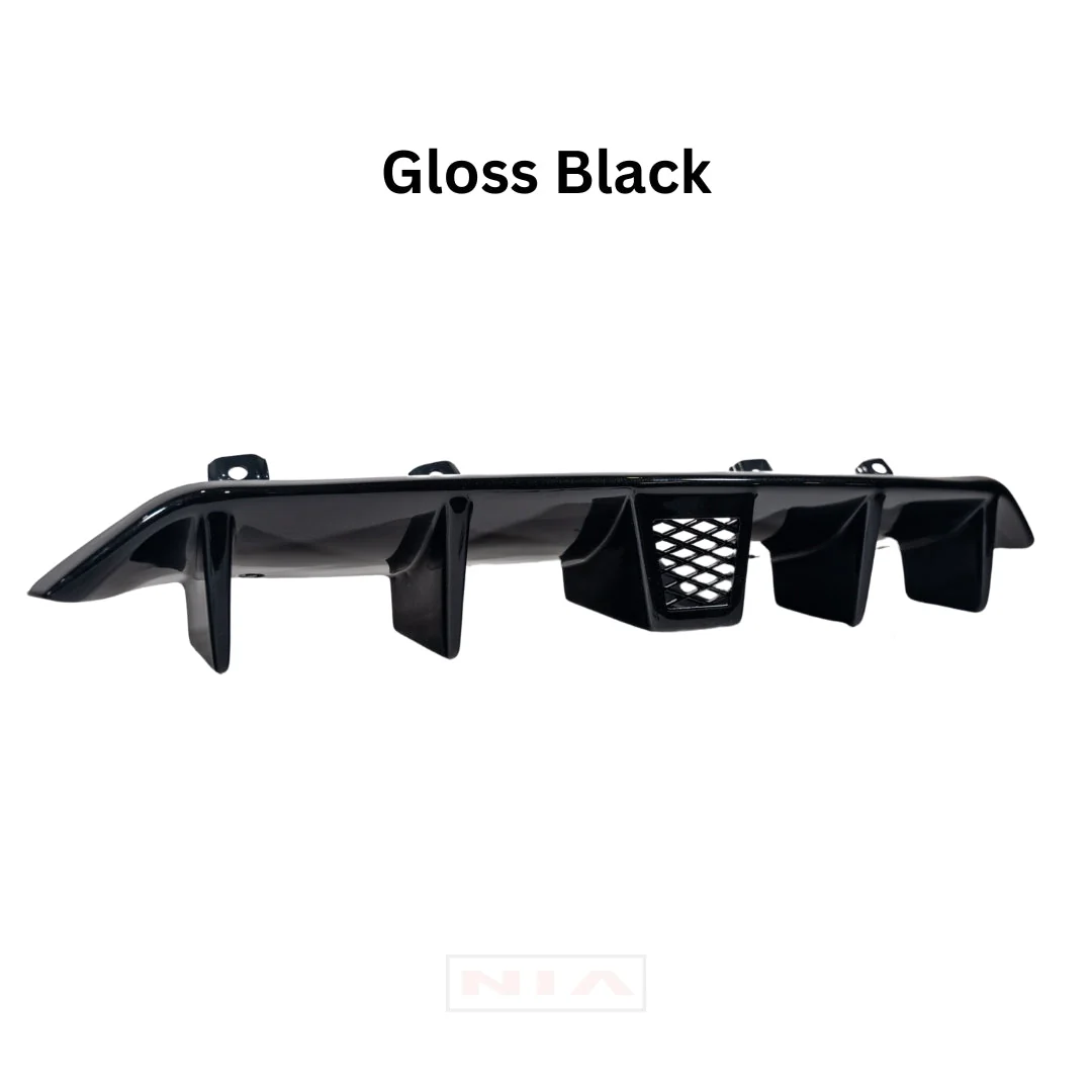 Lexus LC 500 h NIA rear lip bumper extension Diffuser bodykit 2018-2026 in w. brake light ABS - Image 16