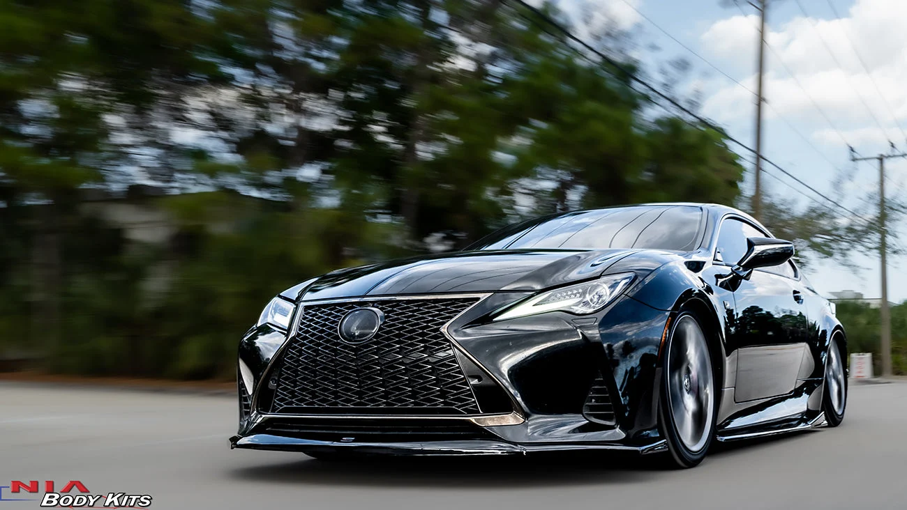 Lexus RC NIA Front Splitter 2019-2025 in ABS or Carbon Fiber - Image 6