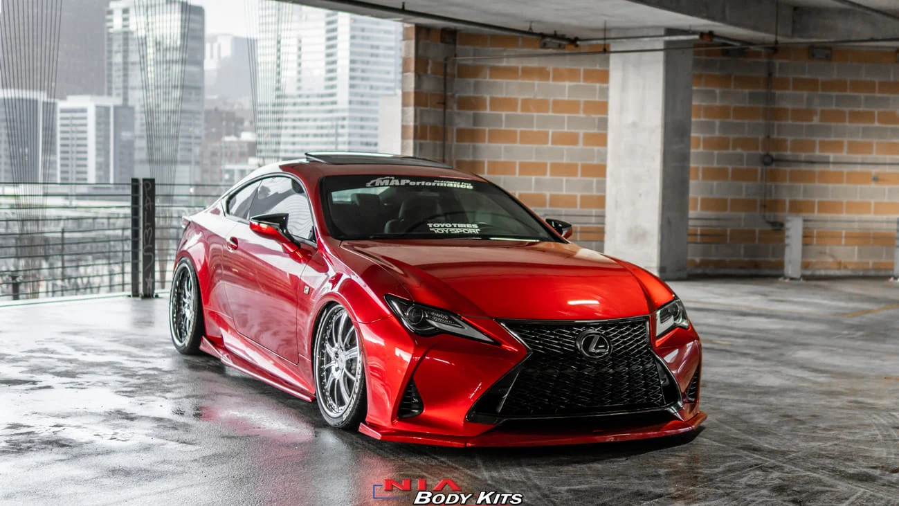 Lexus RC NIA Front Splitter 2019-2025 in ABS or Carbon Fiber - Image 8