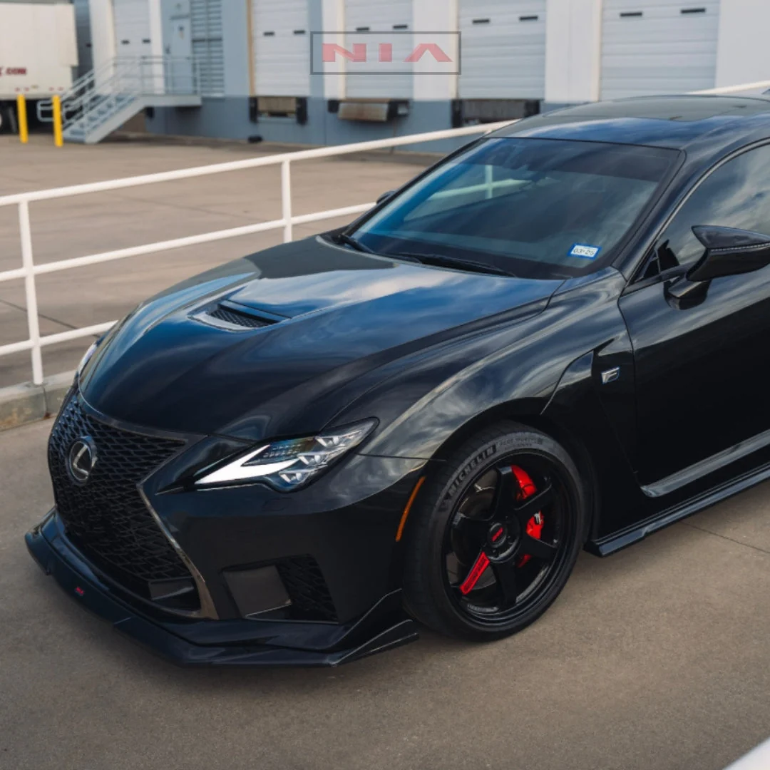 Lexus RC-F NIA Front Splitter 2020-2025 in ABS or Carbon Fiber - Image 3