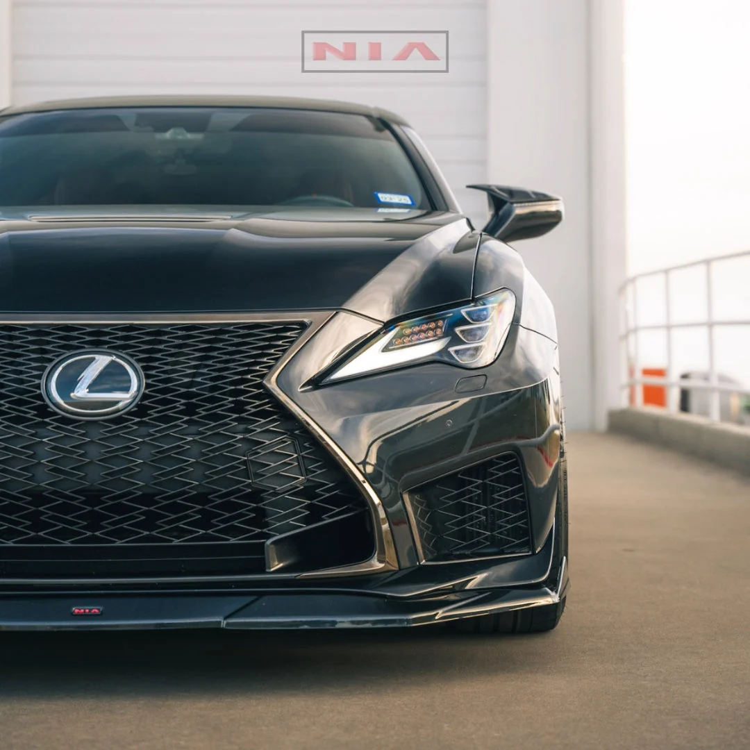 Lexus RC-F NIA Front Splitter 2020-2025 in ABS or Carbon Fiber - Image 4