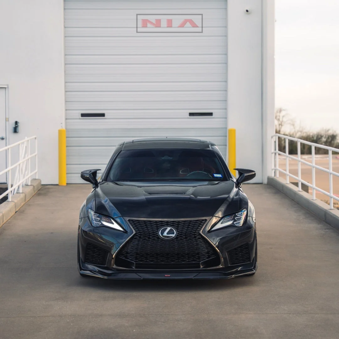 Lexus RC-F NIA Front Splitter 2020-2025 in ABS or Carbon Fiber - Image 5