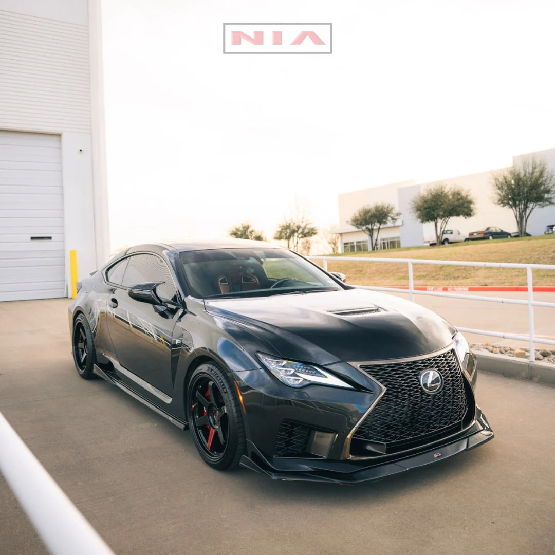 Lexus RC-F NIA Full Body Kit 6pcs (Front Splitter, Side Skirt Rockers, Rear apron spats, Diffuser - Image 2
