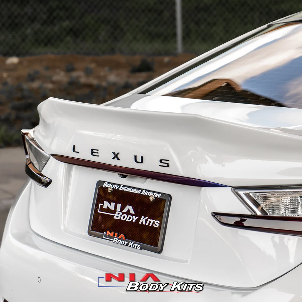 Lexus RC-F NIA Rear Wing Ducktail Spoiler V3 w/ New Lexus Emblem 2015-2025 in ABS - Image 9