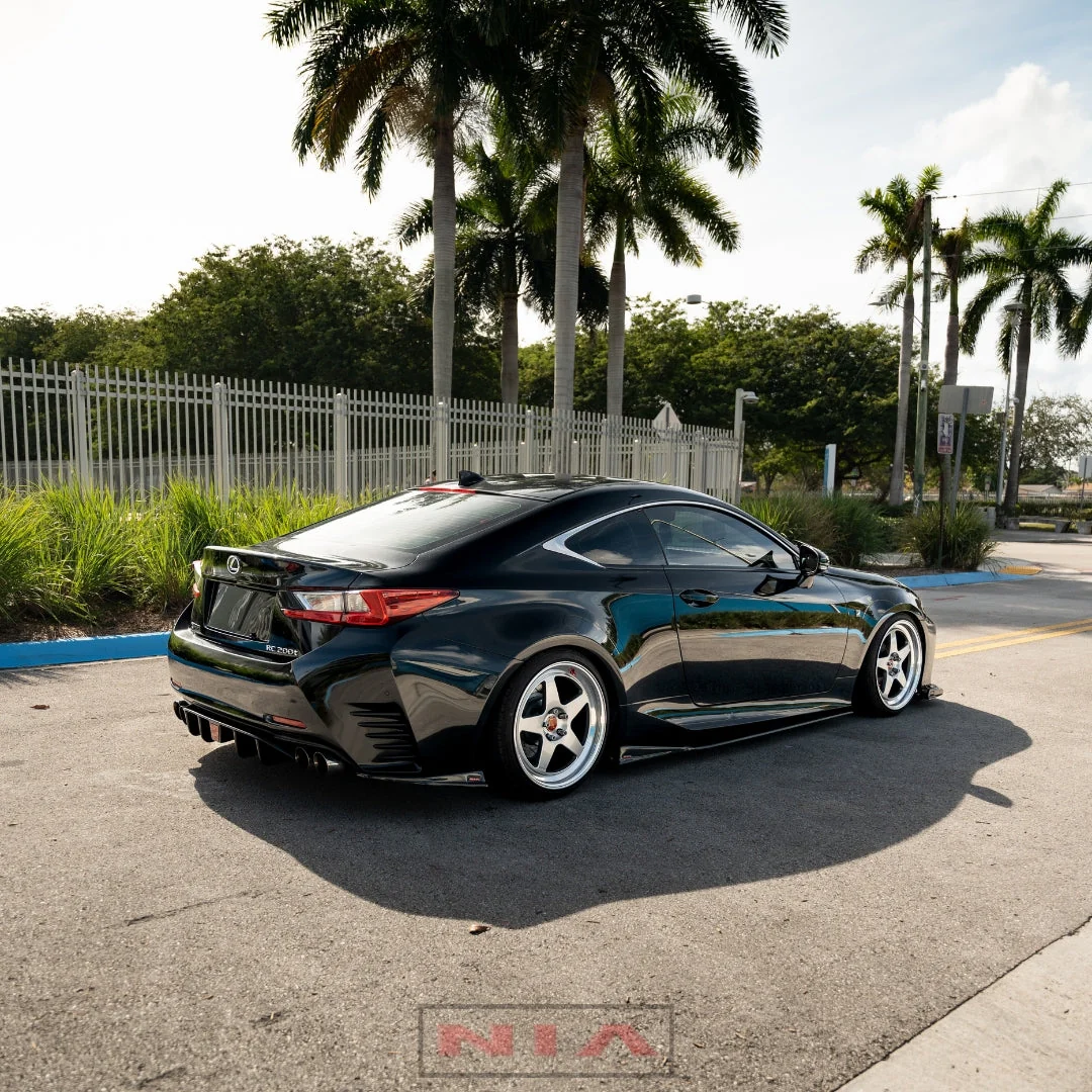 Lexus RC F-Sport, Base Model NIA Rear Diffuser Lip Bumper Extension 2015-2018 in ABS - Image 3