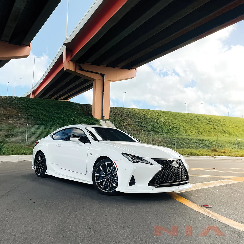 Lexus RC NIA Full Body Kit 5pcs (Front Splitter, Side Skirt Rockers, Rear apron spats) 2019-2025 in - Image 11