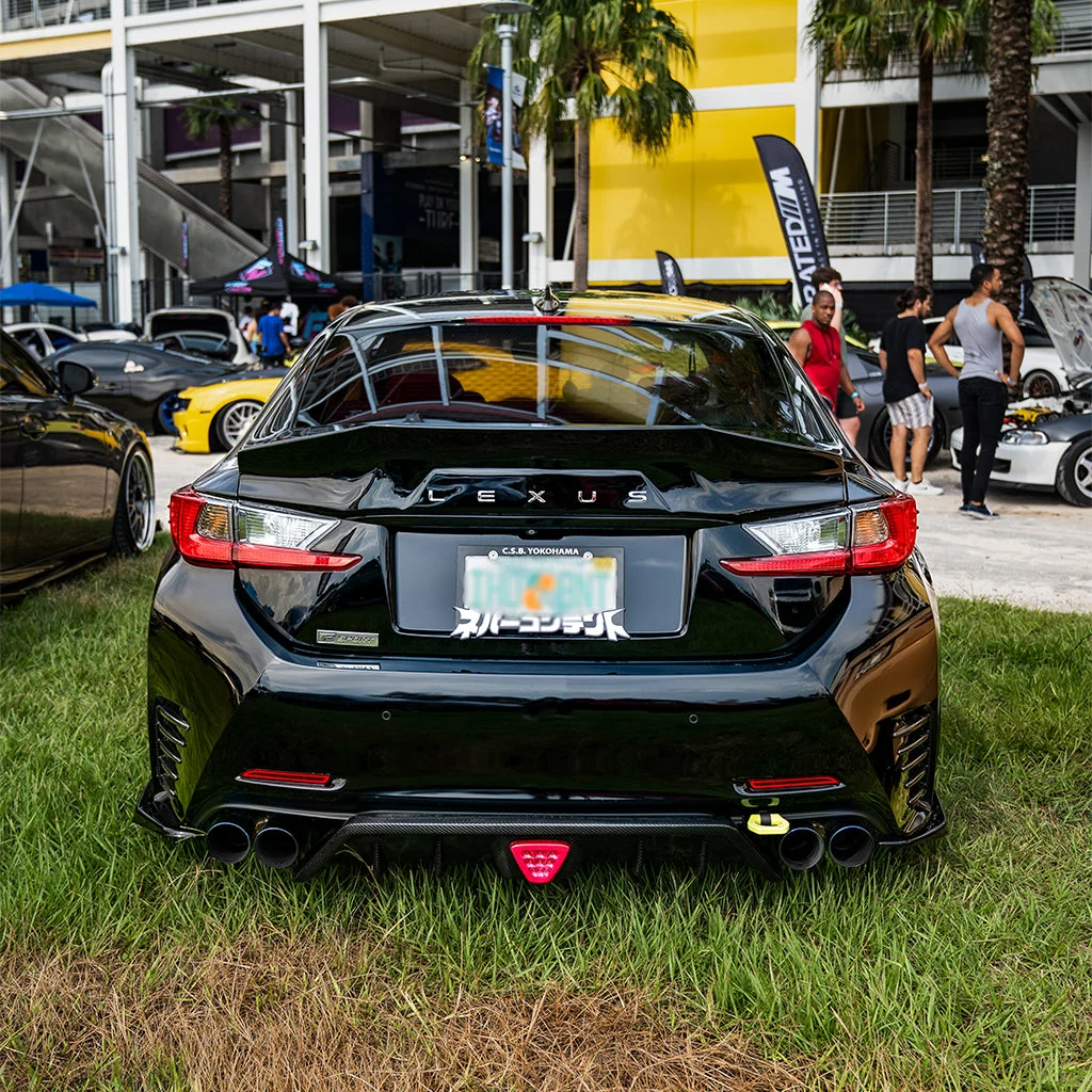 NIA Lexus RC F-Sport, Base Model Ducktail Spoiler V2 2015-2025 in ABS - Image 7