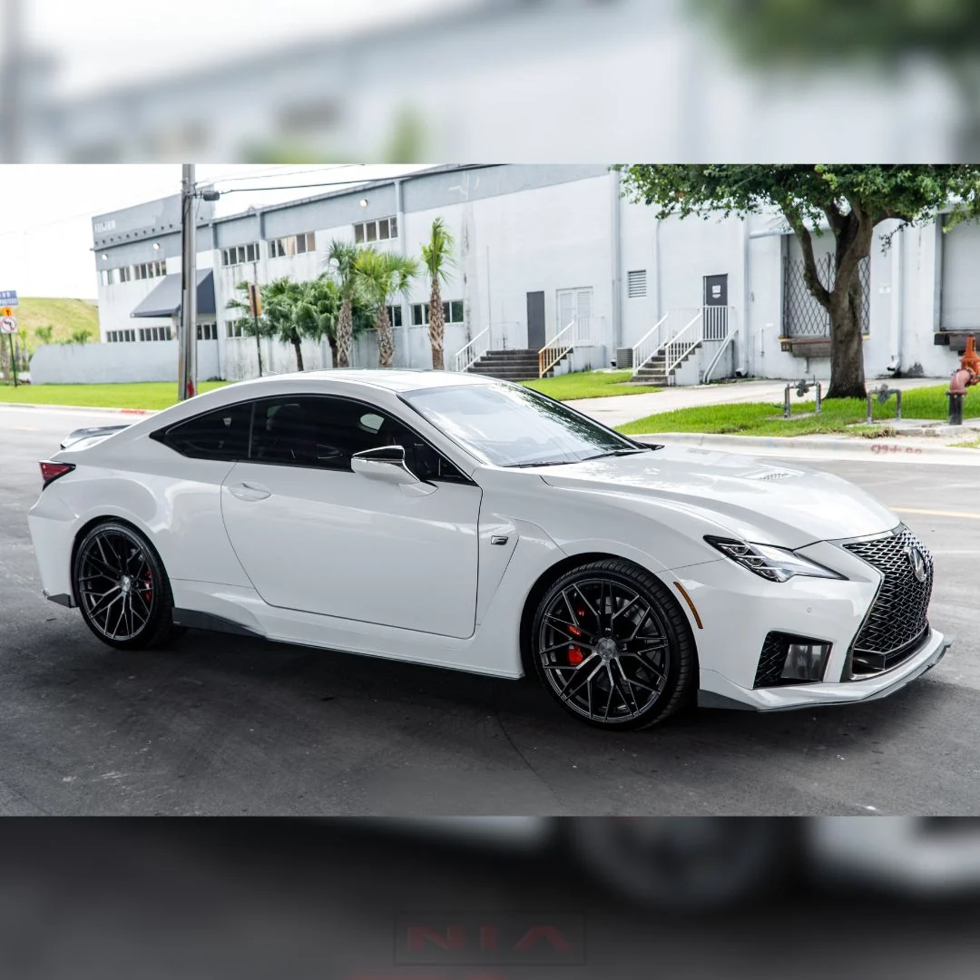 Lexus RC-F NIA Sleek Splitter Lip Side Skirts Body Kit 2020-2025 in ABS