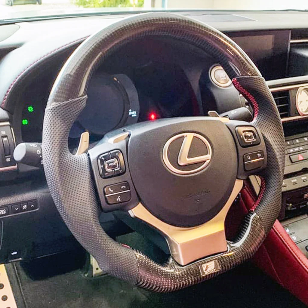 NIA Lexus UX 2019-2024 Carbon Fiber Steering Wheel - Image 7