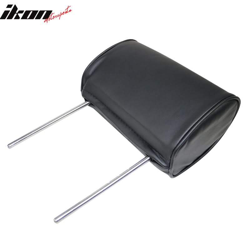 Mid-Sized Classic Black Faux Bucket Seat w/ Slidersin Leather PU - Image 4