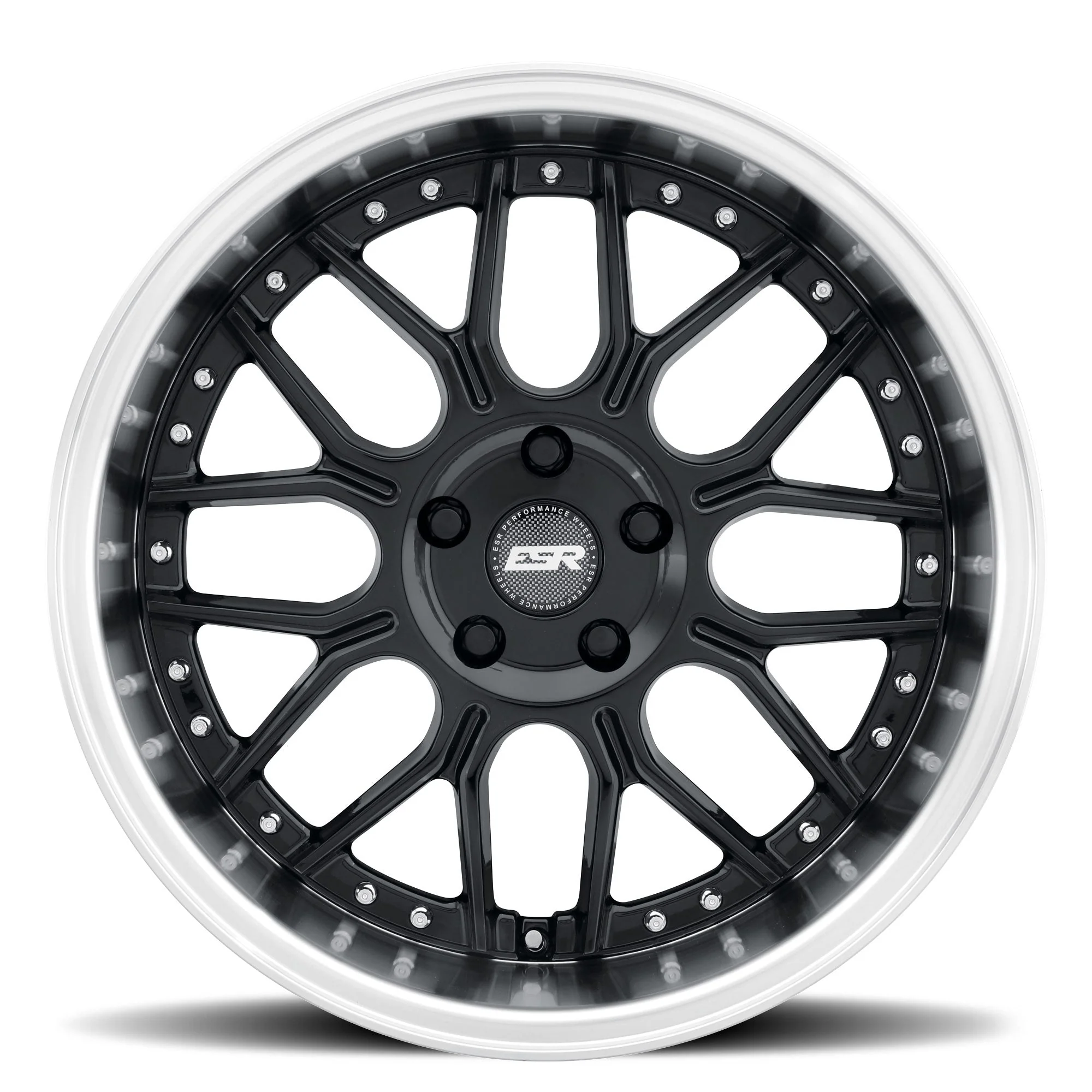 ESR Wheels *NEW* CS18 Gloss Black Machine Lip - Image 3