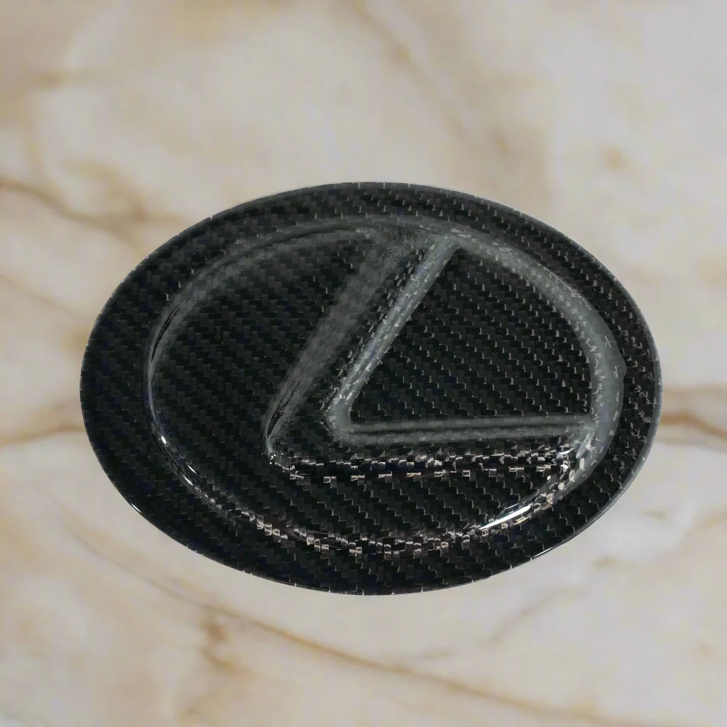 Lexus NIA Replacement L Emblem (7") in ABS or Carbon Fiber - Image 8