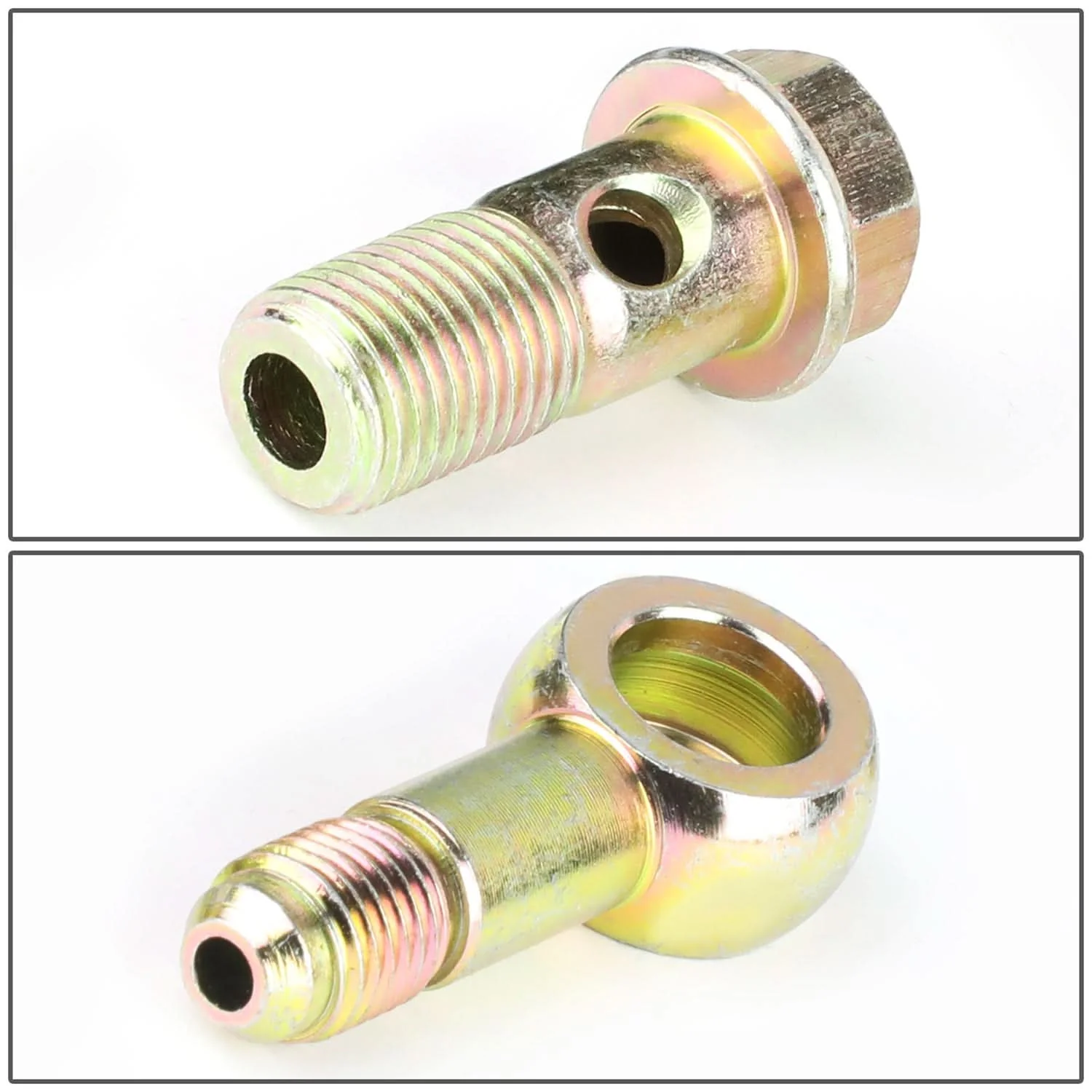 Oil Feed Line Adapter with Banjo Bolt 4AN No Hose - Image 5