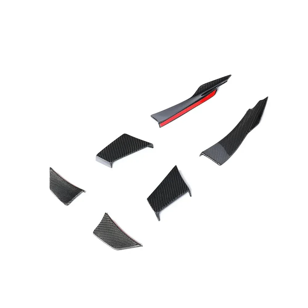 Performance Carbon Fiber Front Canards Bumper Fins for BMW F80 M3 & F82 F83 M4 2014-2020 - Image 2