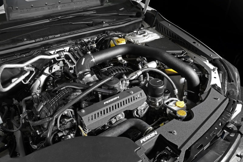 Perrin Performance [22-24 Subaru WRX] Front Mount Intercooler Kit | Black Tubes & Black Core - Image 2