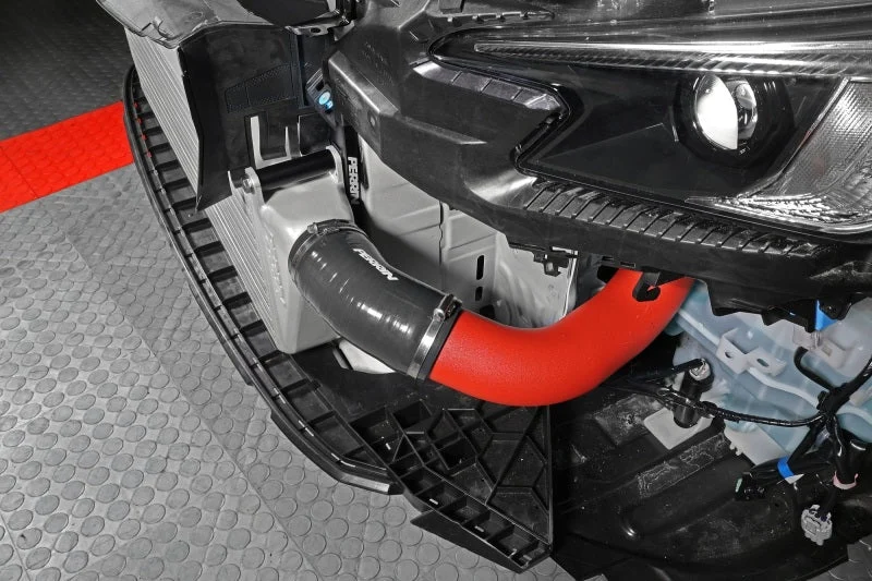 Perrin Performance [22-24 Subaru WRX] Front Mount Intercooler Kit | Red Tubes & Silver Core - Image 6