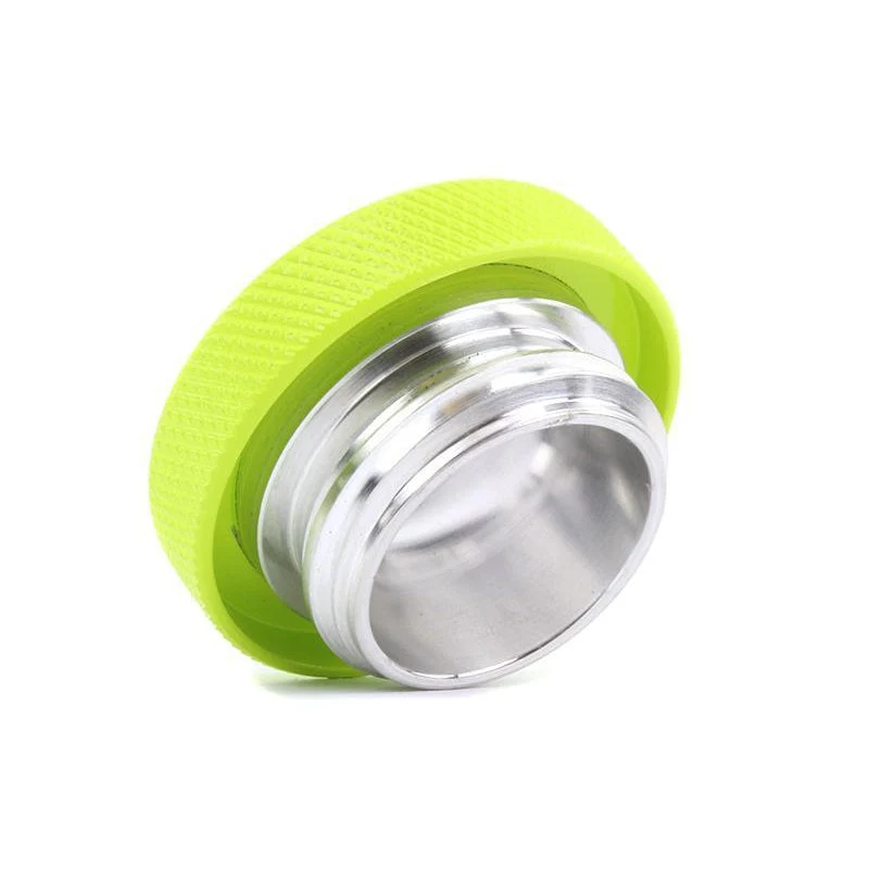 Perrin Oil Cap Round Style Neon Yellow Most Subaru Models - Image 3
