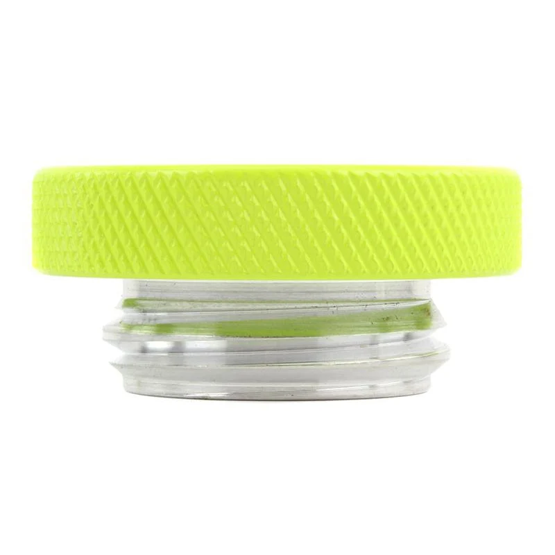 Perrin Oil Cap Round Style Neon Yellow Most Subaru Models - Image 4