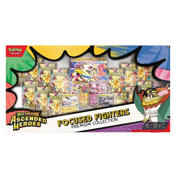 Pokémon TCG: Mega Evolution—Ascended Heroes Focused Fighters Premium Collection
