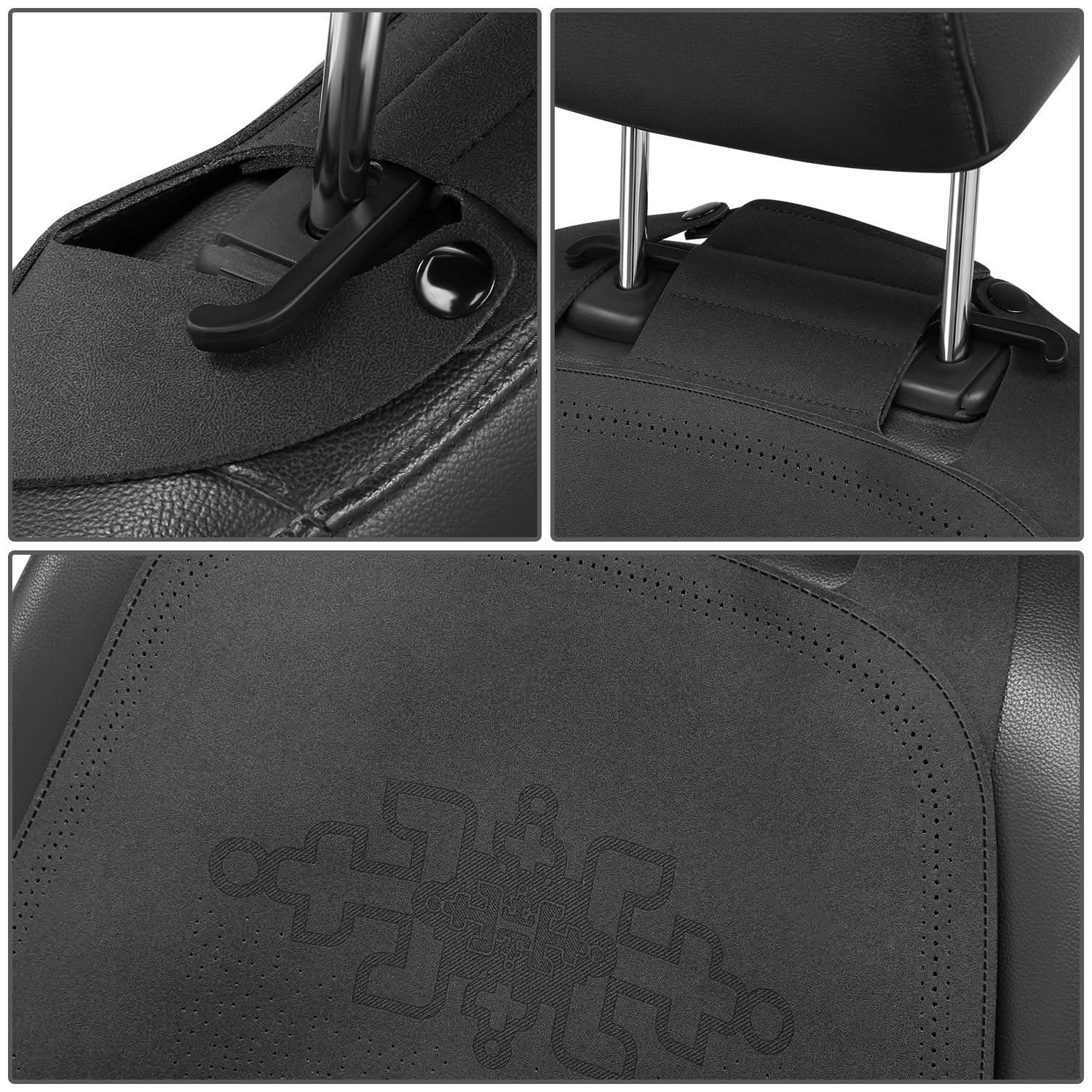 Protex Plus Full Set Seat Covers - Black - Image 6