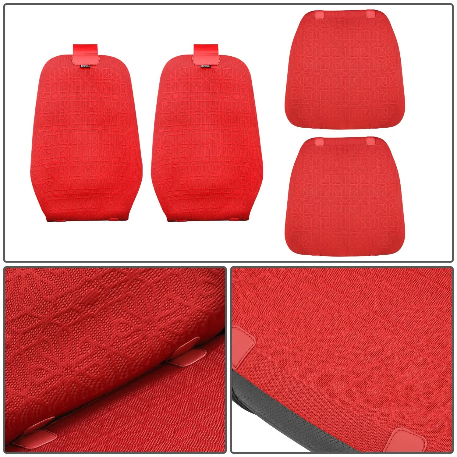 Protex Series Front Row Red Seat Covers - Image 3