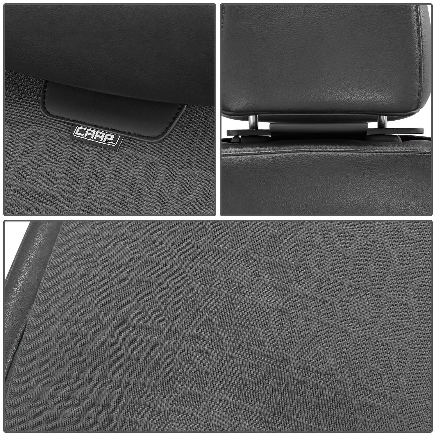 Protex Series Full Set Seat Covers - Dark Grey - Image 6