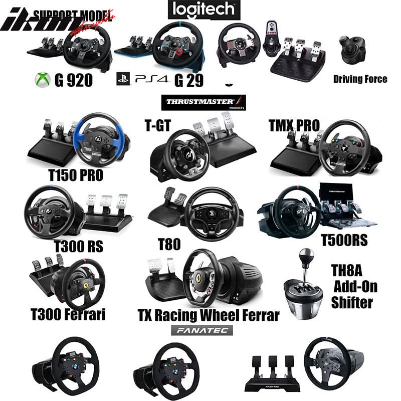 PVC Racing Seat Steering Wheel Stand 20Logitech G29 Thrustmaster - Image 10