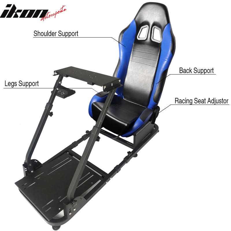 PVC Racing Seat Steering Wheel Stand 20Logitech G29 Thrustmaster - Image 4