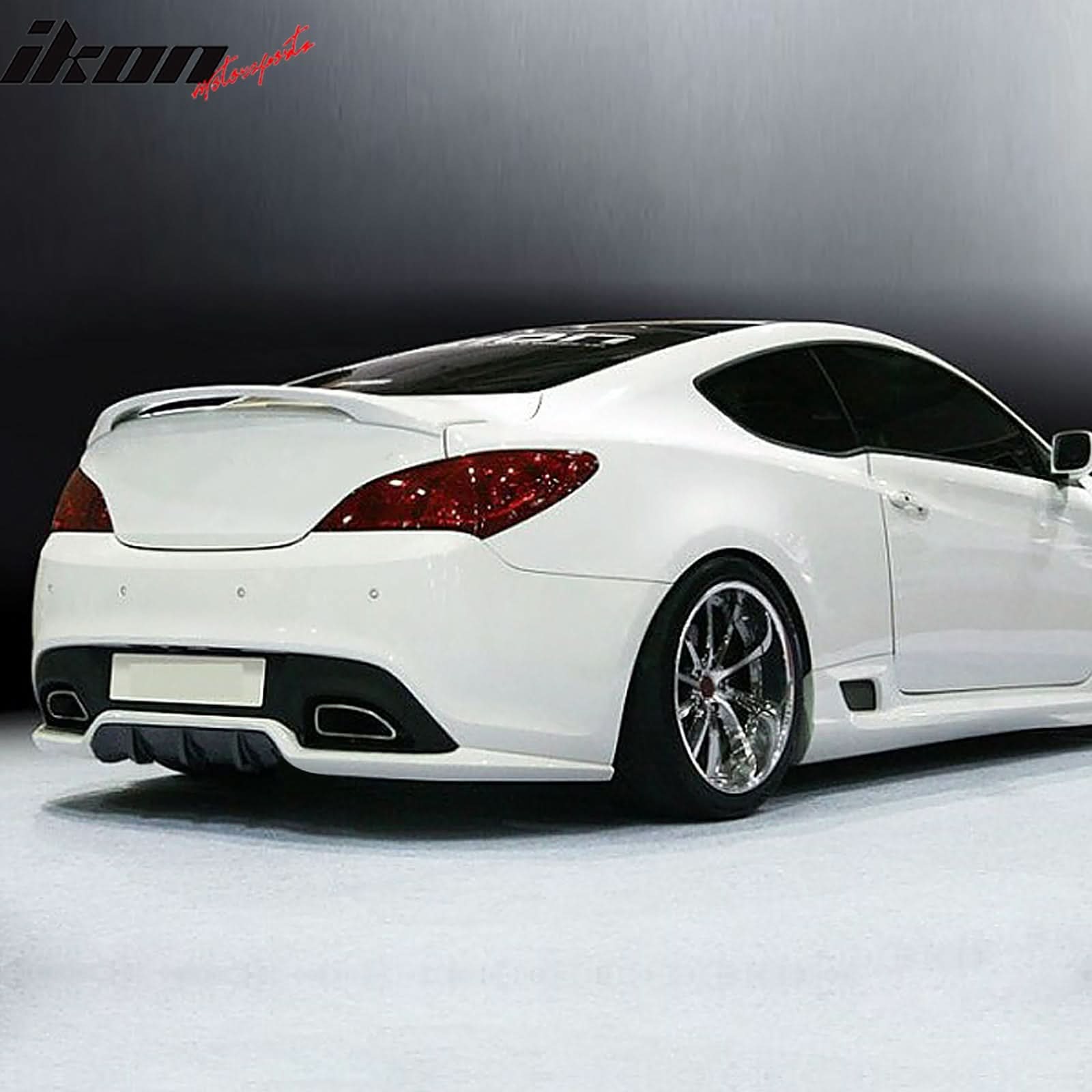 Rear Diffuser for 2010-2016 Hyundai Genesis Coupe Walker Rear Valance - Image 3
