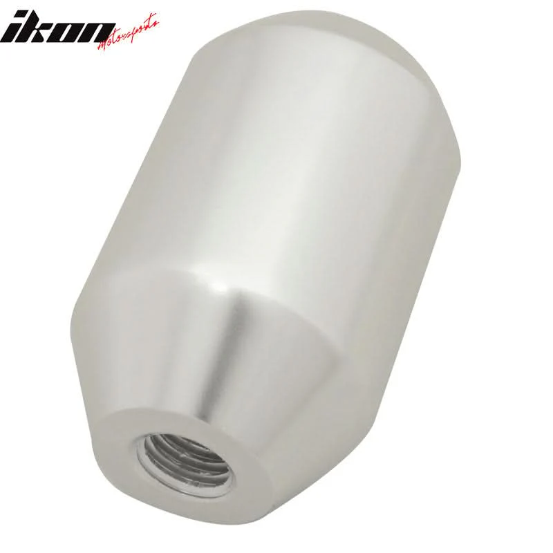 Silver M10X1.5 MT MUG Gear Shift Knob 5 Speed JDM Emblem Badge VW Golf - Image 2