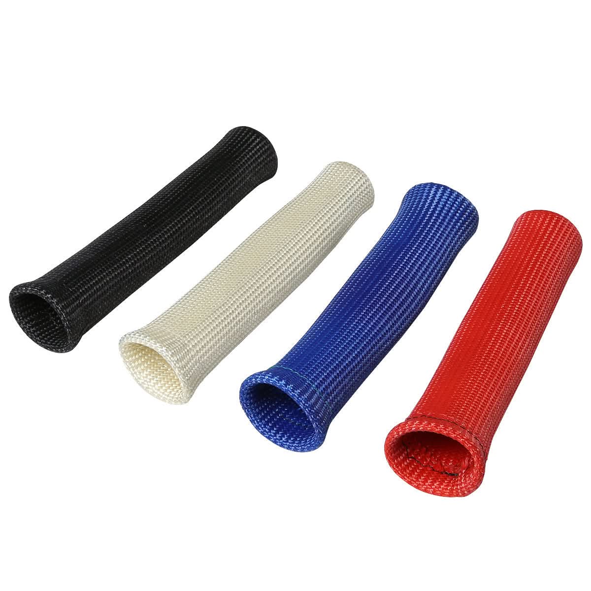 Spark Plug Heat Wrap Blanket - 6" Titanium/Silicone/Lava Rock - Blue - Image 4
